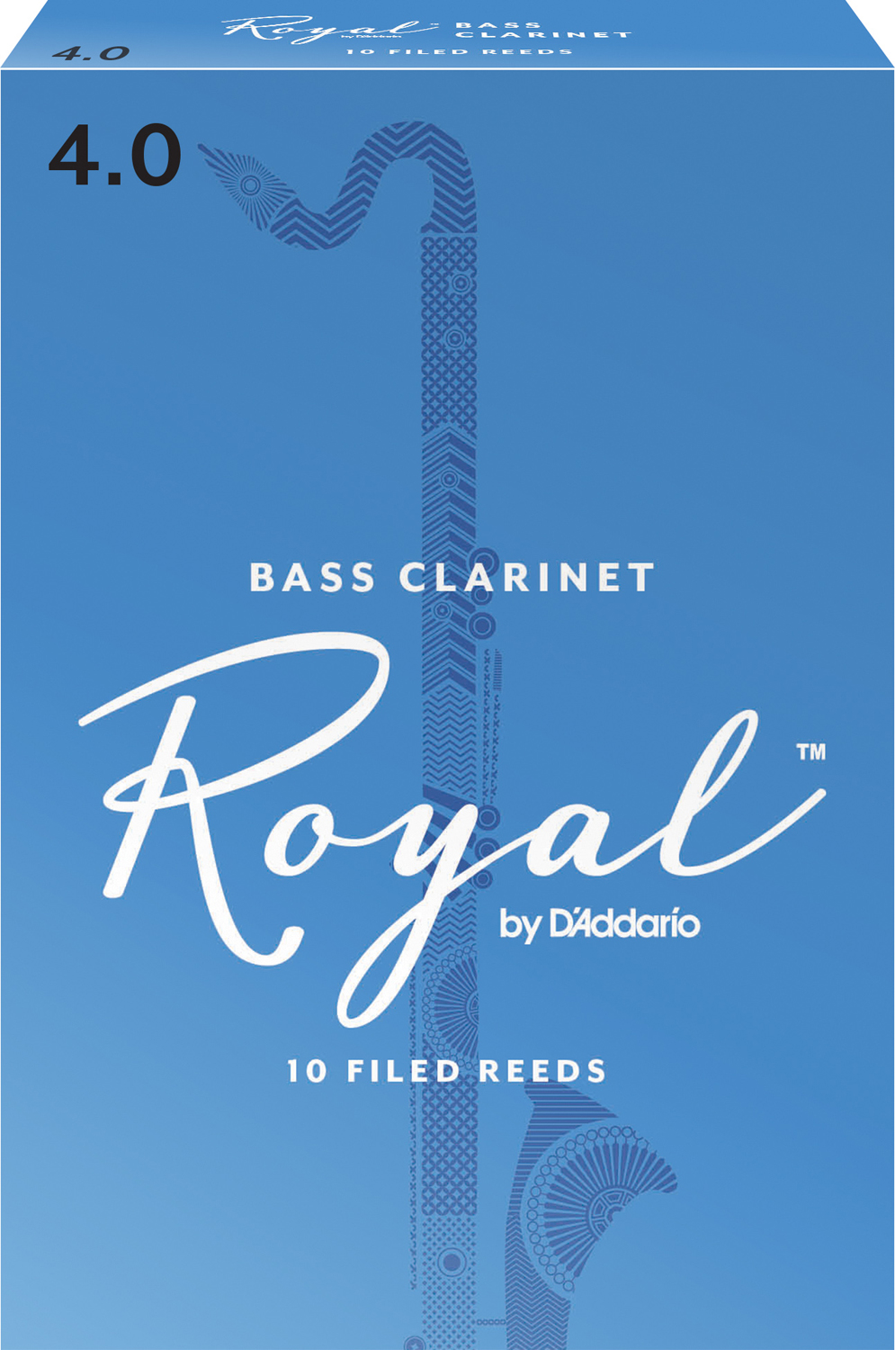 Rico Royal Bas-Klarinett. 10-Pack. Tjocklek 4