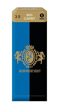 Rico Grand Consert Select Bas-Klarinett 5-Pack. Tjocklek 3.5