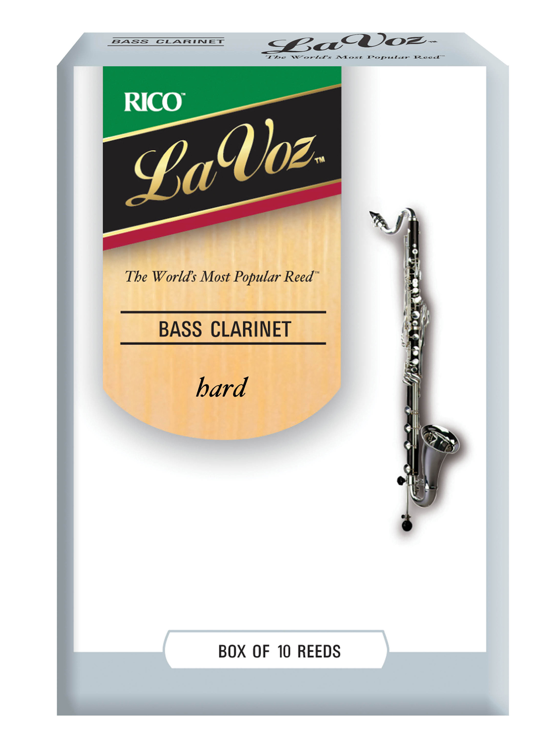 Rico La Voz Bass-Clarinet Box of 10. Strength HD