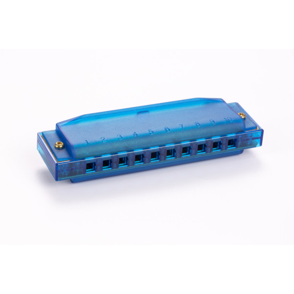 HOHNER Translucent Harp C, blue - 2