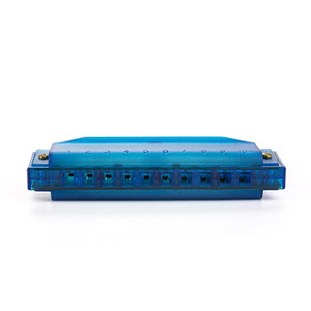 HOHNER Translucent Harp C, blue