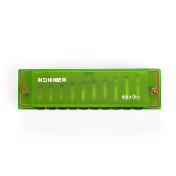 HOHNER Translucent Harp C, green - 3
