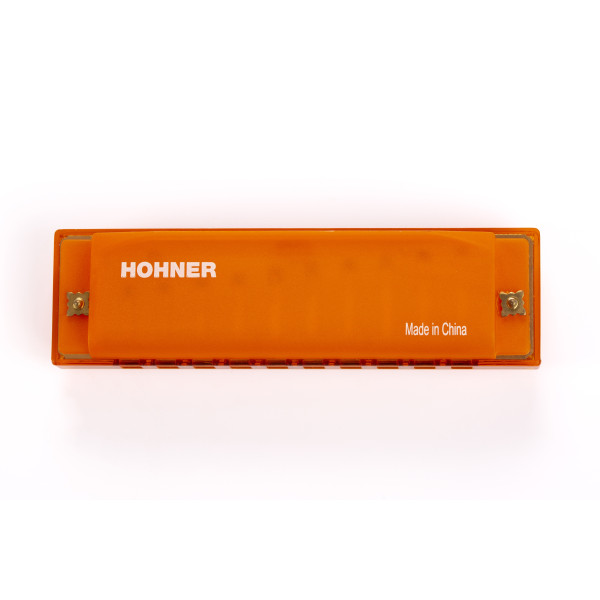 HOHNER Translucent Harp C, orange - 2