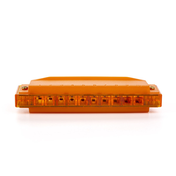 HOHNER Translucent Harp C, orange - 4