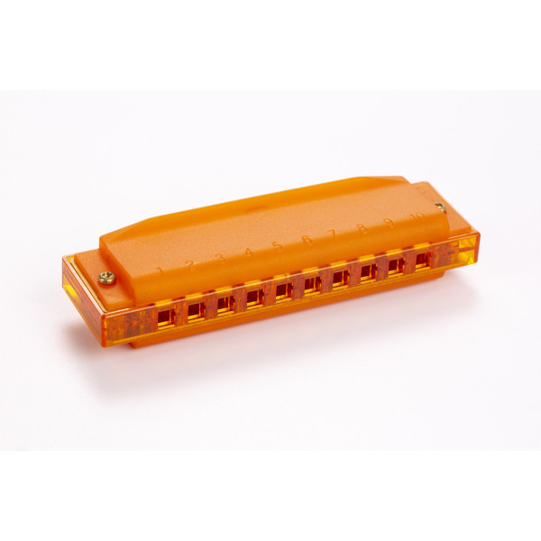 HOHNER Translucent Harp C, orange - 3