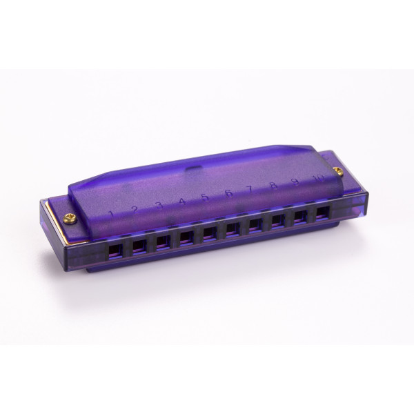 HOHNER Translucent Harp C, purple - 3