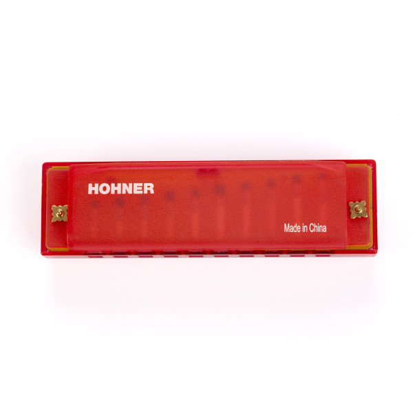 HOHNER Translucent Harp C, red - 2