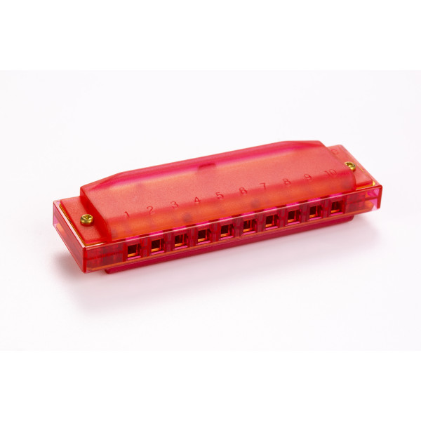 HOHNER Translucent Harp C, red - 3