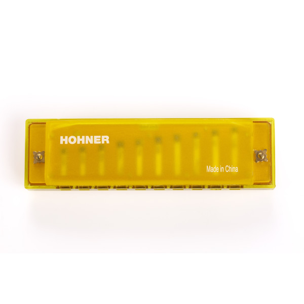 HOHNER Translucent Harp C, yellow - 3