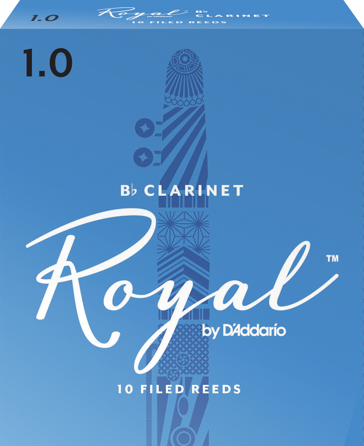 Rico Royal Bb-Clarinet Box of 10. Strength 1