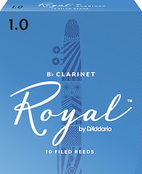 Rico Royal Bb-Klarinett. 10-Pack. Tjocklek 1