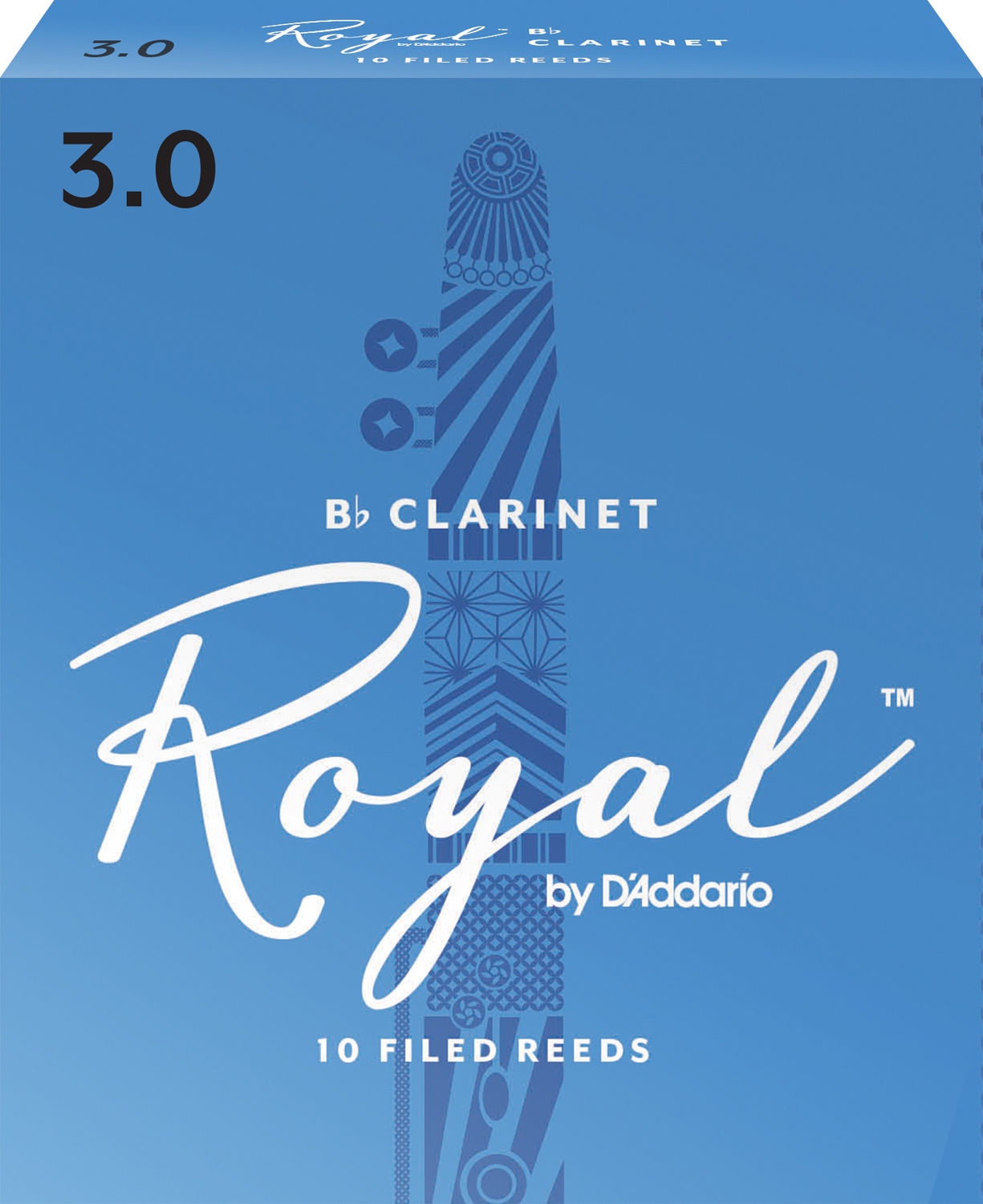 Rico Royal Bb-Klarinett. 10-Pack. Tjocklek 3