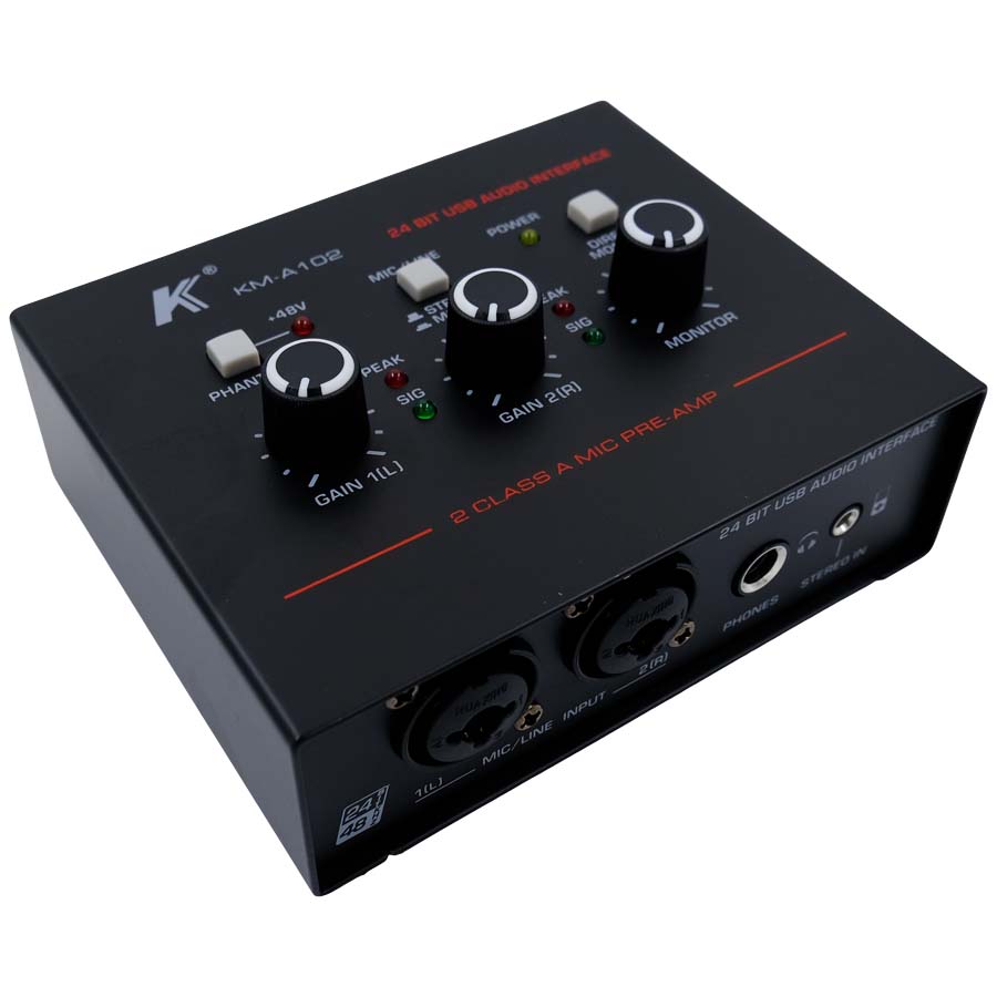 K KM-A102 Audio interface