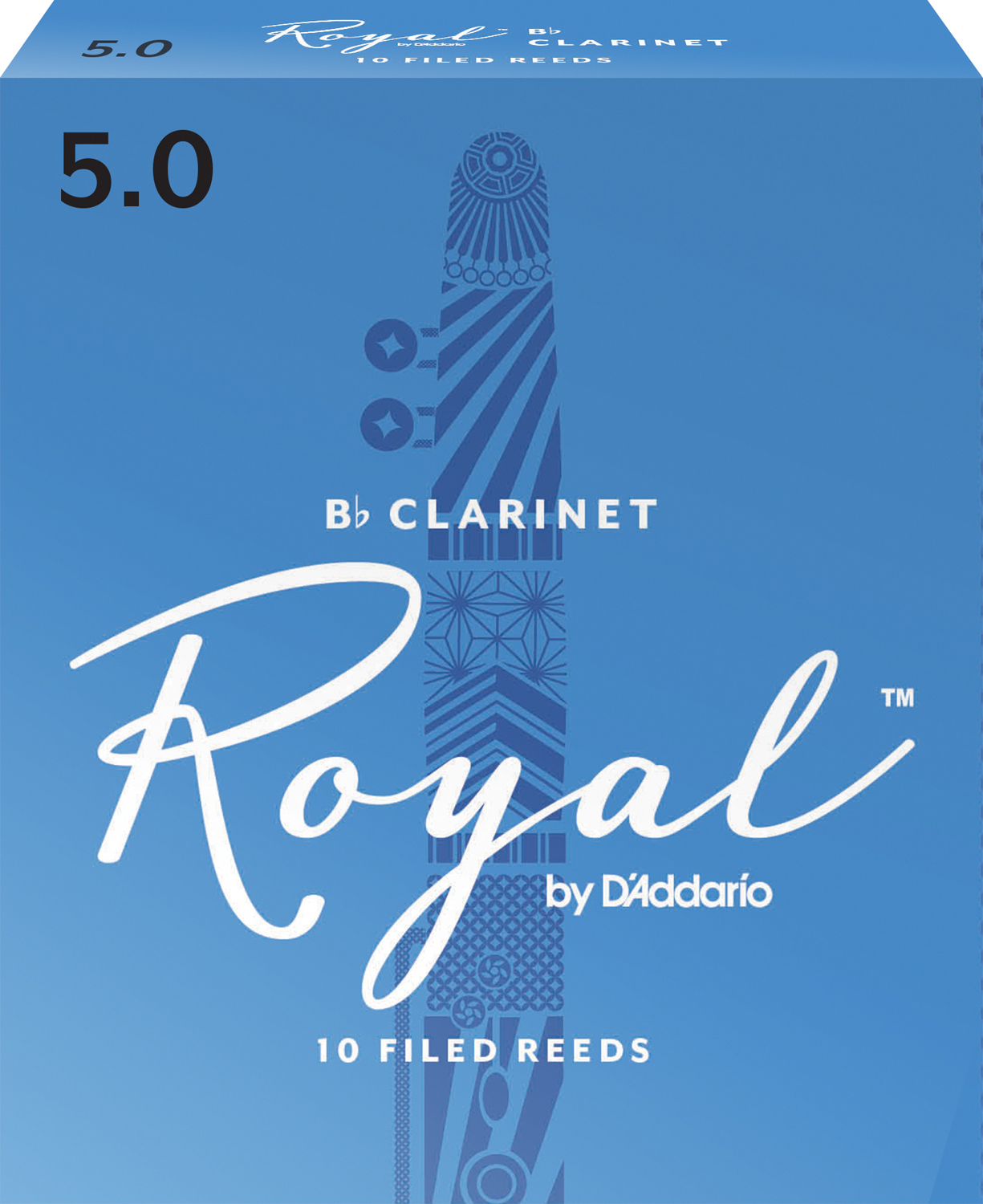 Rico Royal Bb-Clarinet Box of 10. Strength 5