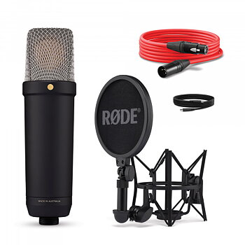 RODE NT1 GEN 5-BLACK USB-C-XLR mic. with DSP Unify