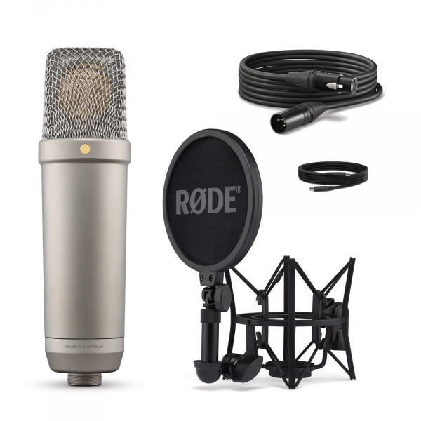 RODE NT1 GEN 5-NICKEL USB-C-XLR mik. med DSP Unify