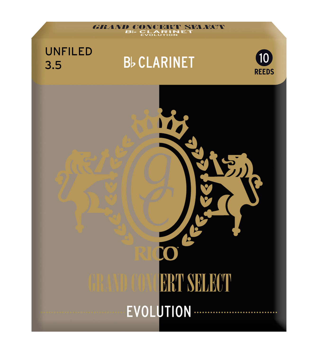 Rico Grand Consert Select Bb-Klarinett Evo 10-Pack. Tjocklek 3.5