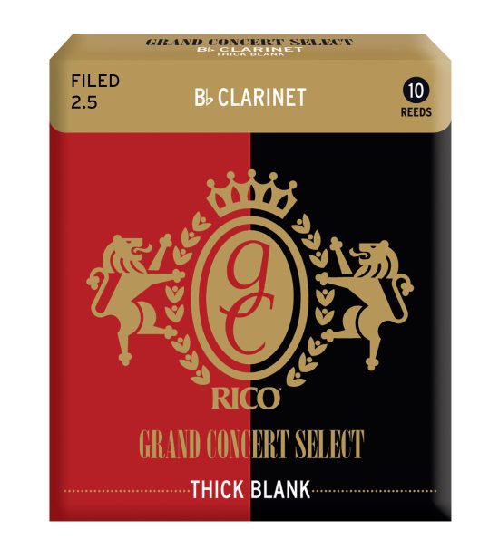 Rico Grand Consert Select Bb-Klarinett Thick 10-Pack. Tjocklek 2.5