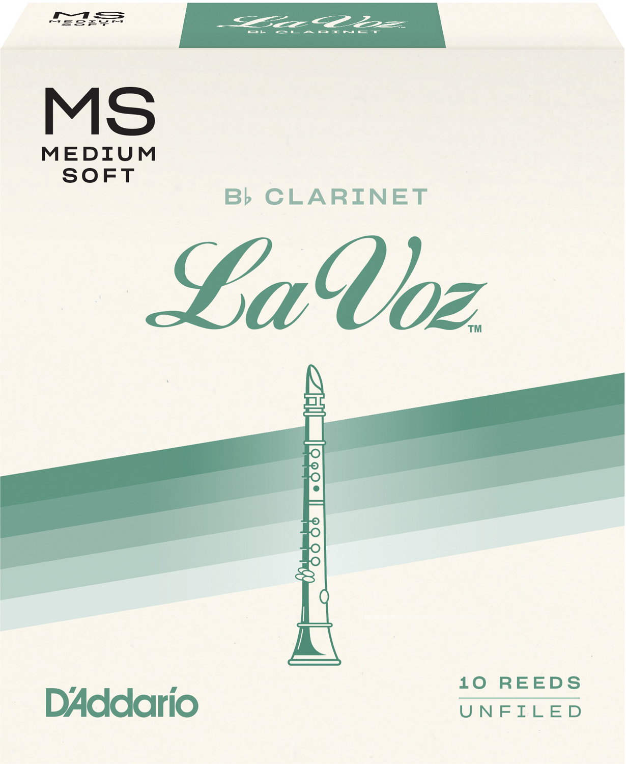 Rico La Voz Bb-Clarinet Box of 10. Strength MS