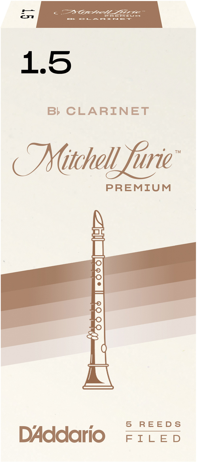 Rico M.Lurie Premium Bb-Clarinet Box of 5. Strength 1.5