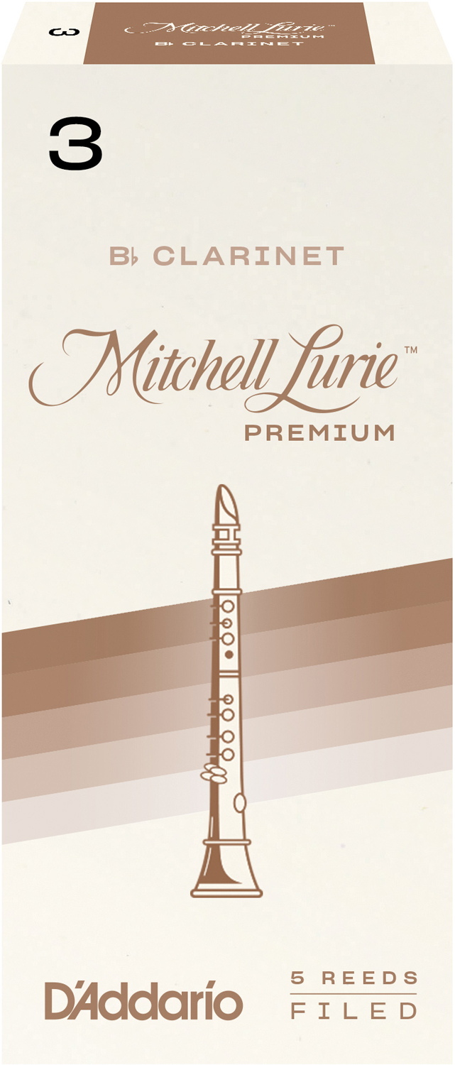 Rico M.Lurie Premium Bb-Klarinett 5-Pack. Tjocklek 3