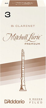 Rico M.Lurie Premium Bb-Klarinett 5-Pack. Tjocklek 3