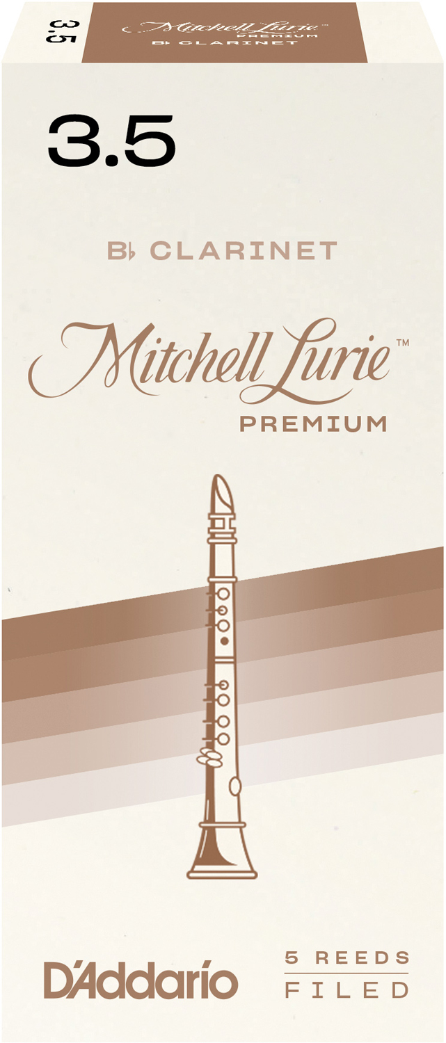 Rico M.Lurie Premium Bb-Clarinet Box of 5. Strength 3.5