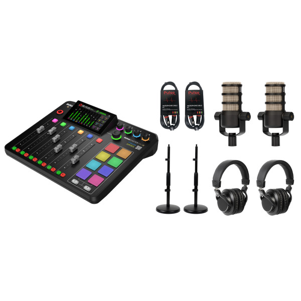 RODE Rodecaster PRO II Podcasting bundle 2