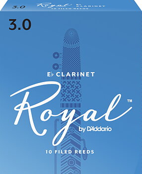 Rico Royal Eb-Klarinett. 10-Pack. Tjocklek 3