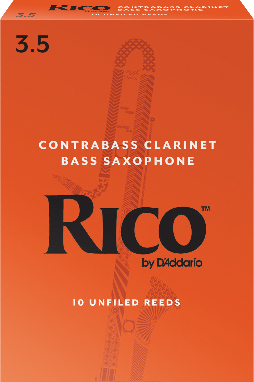 Rico Contra-Clarinet Box of 10. Strength 3.5