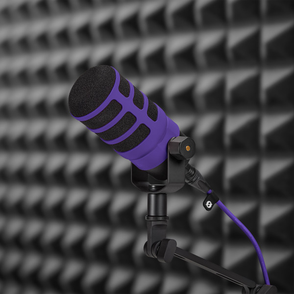 RODE WS14-PU Pop filter for PodMic/PodMic USB (PURPLE) - 2