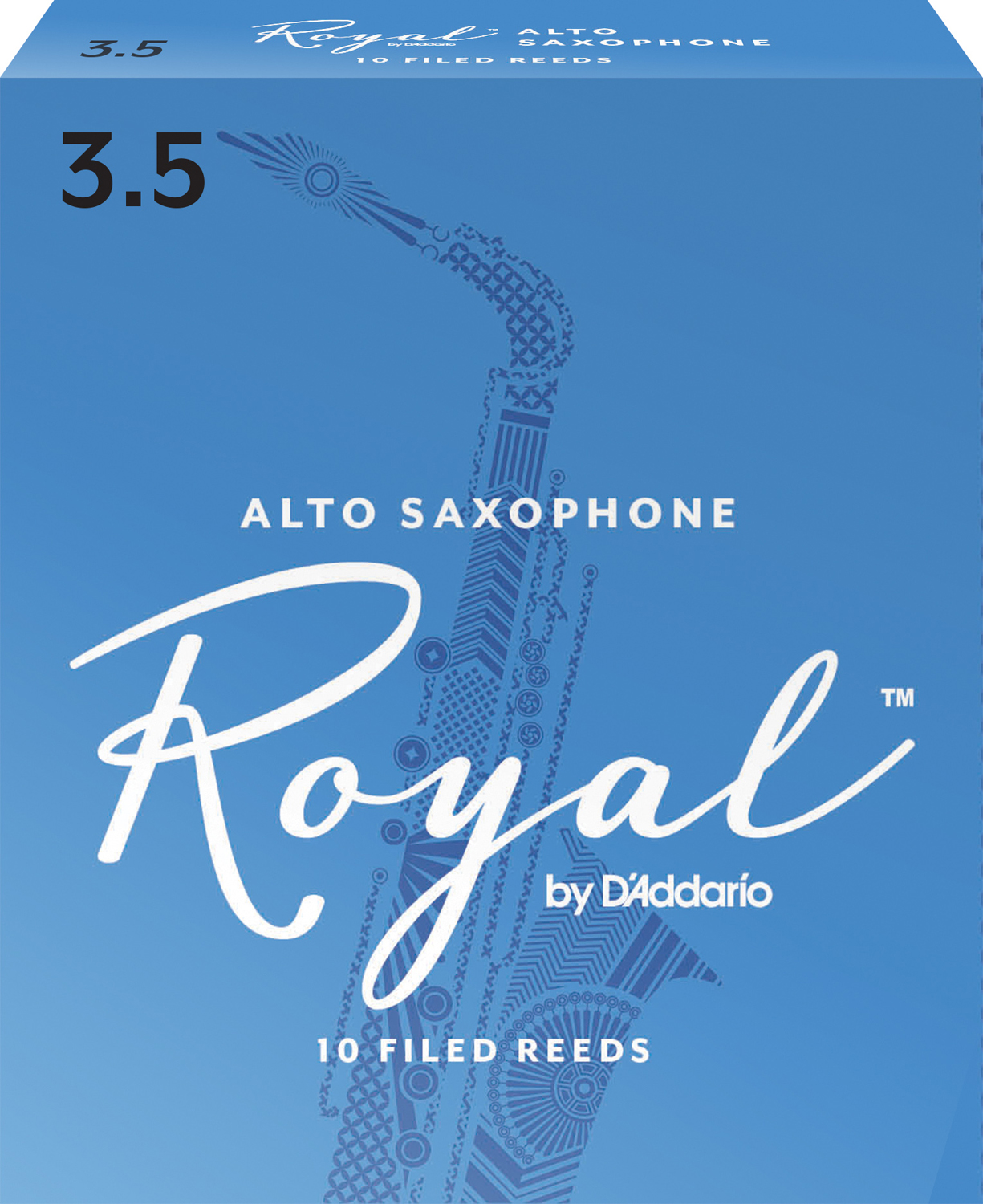 Rico Royal Alto-Saxophone Box of 10. Strength 3.5