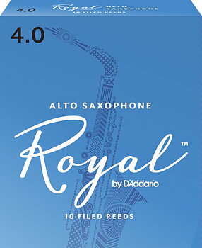 Rico Royal Alto-Saxophone Box of 10. Strength 4