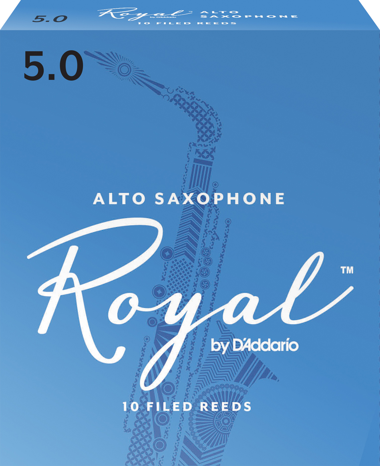 Rico Royal Alto-Saxophone Box of 10. Strength 5
