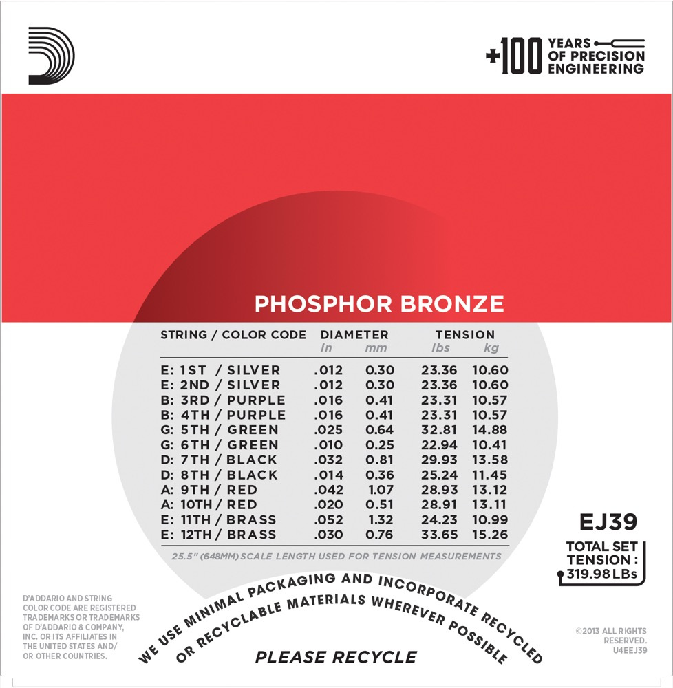 D'Addario EJ39 Medium - 4