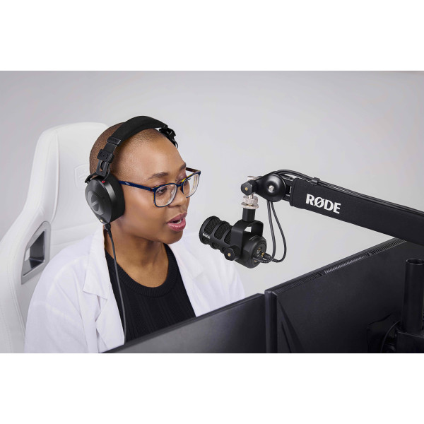 RODE PodMicUSB USB-C plus XLR mic. with DSP Unify - 8
