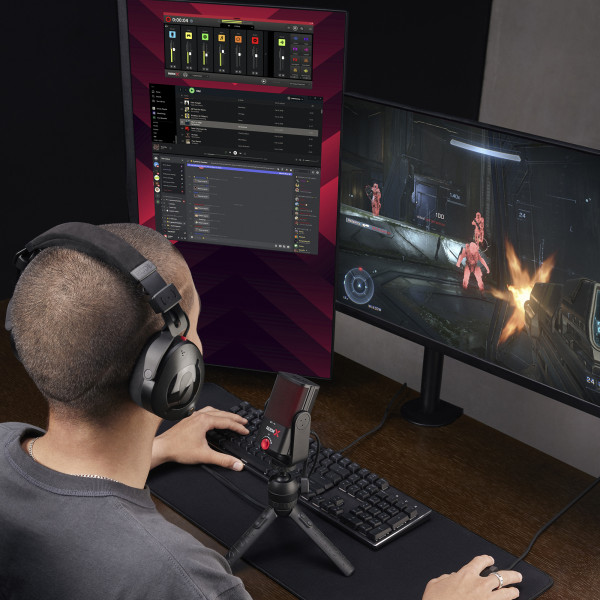 XCM-50 Compact USB-C Condenser microphone with advanced DSP for streamers and gamers. - 11