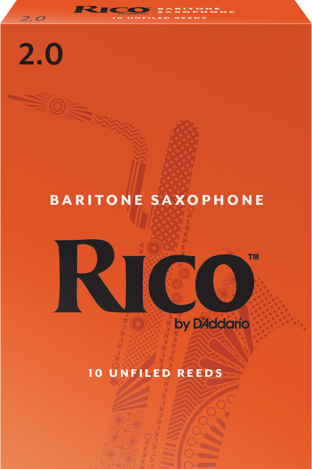 Rico Baritone-Saxophone Box of 10. Strength 2