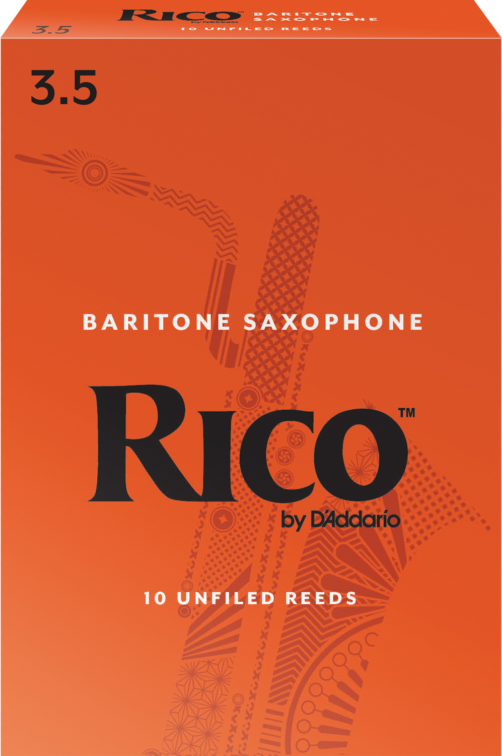 Rico Baritone-Saxophone Box of 10. Strength 3.5