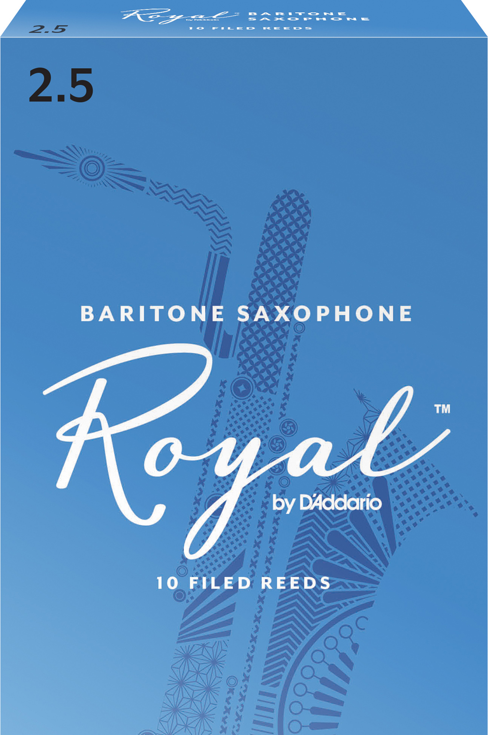 Rico Royal Barytonsaxofon 10-Pack. Tjocklek 2.5