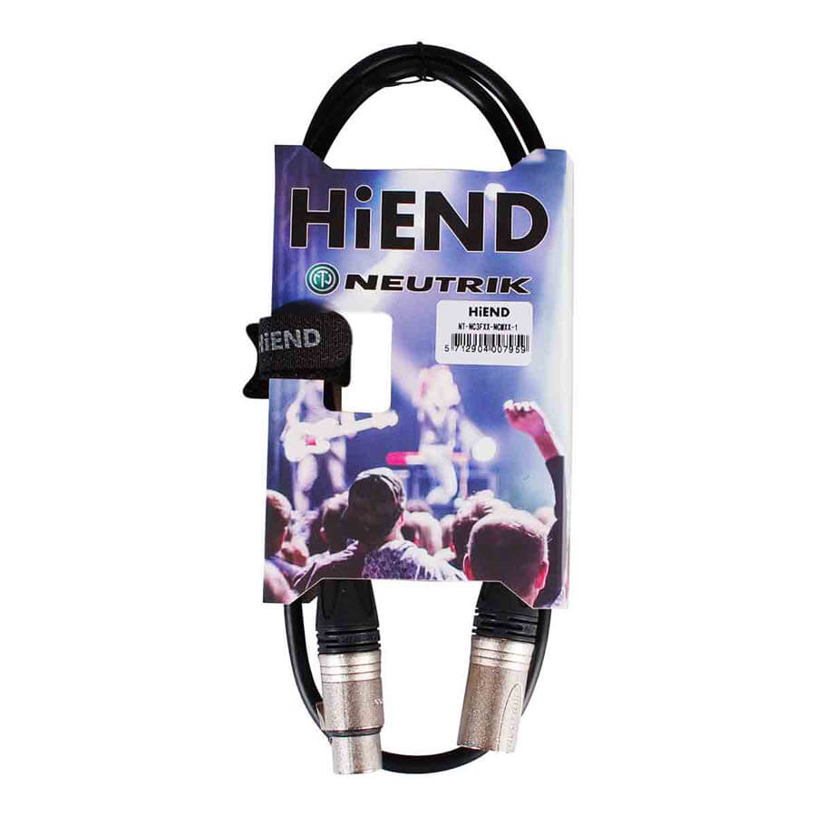 HiEnd Neutrik XLR to XLR, 1 meter