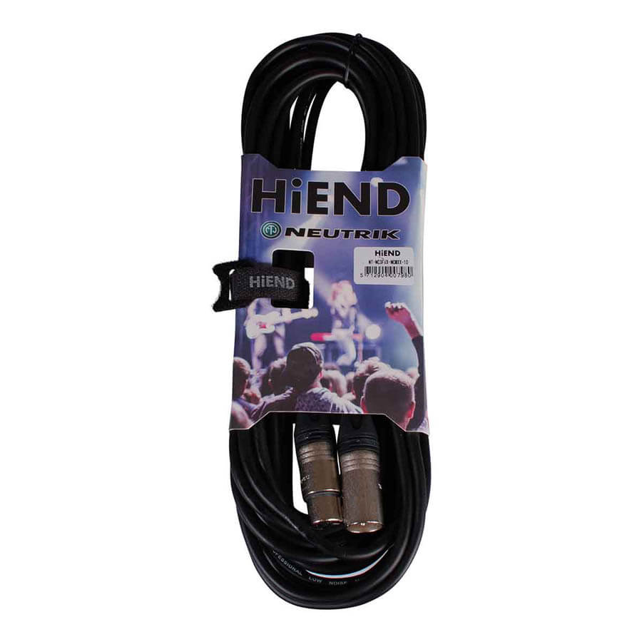 HiEnd with Neutrik XLR till XLR, 10 meter