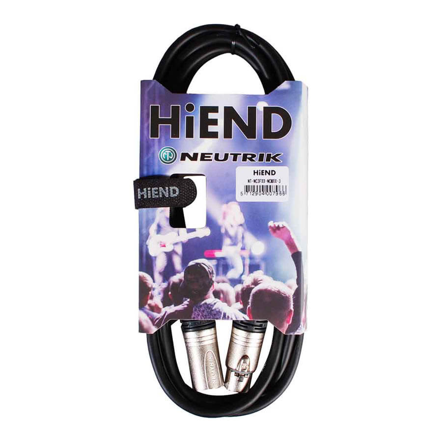 HiEnd with Neutrik XLR till XLR, 3 meter