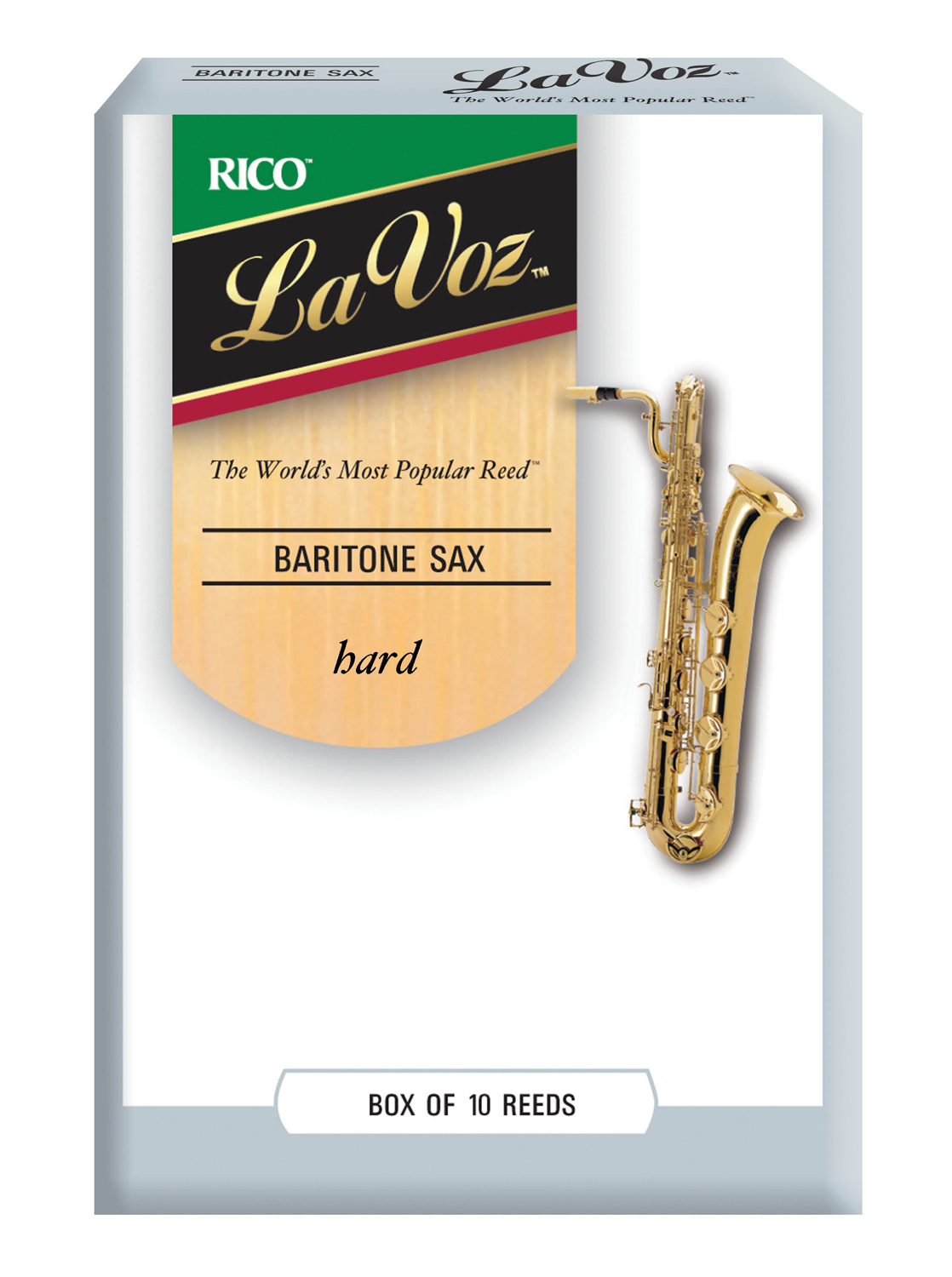 Rico La Voz Barytonsaxofon 10-Pack. Tjocklek HD