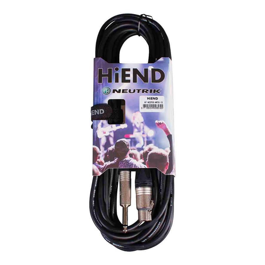 HiEnd with Neutrik XLR hona till Tele mono, 10 meter