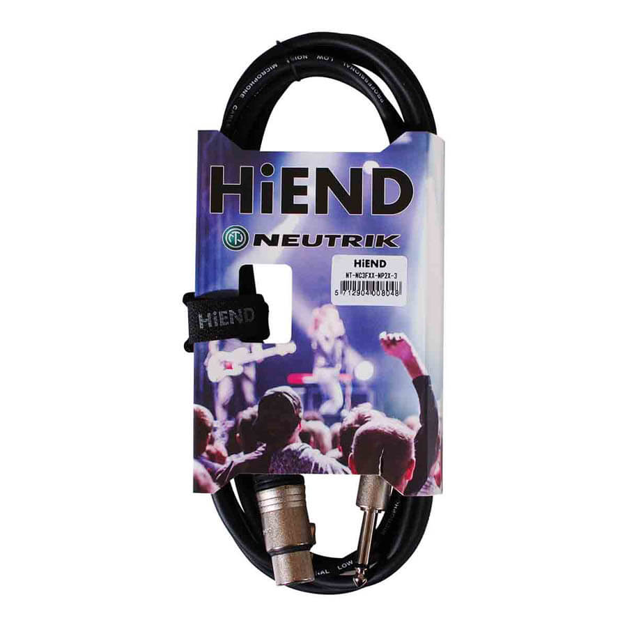 HiEnd with Neutrik XLR hona till Tele mono, 3 meter