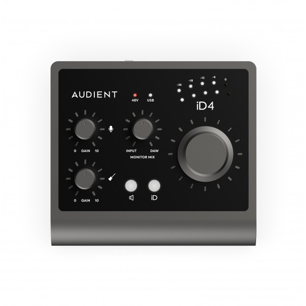 AUDIENT iD4 MkII - 2in/2out Audio Interface - 4