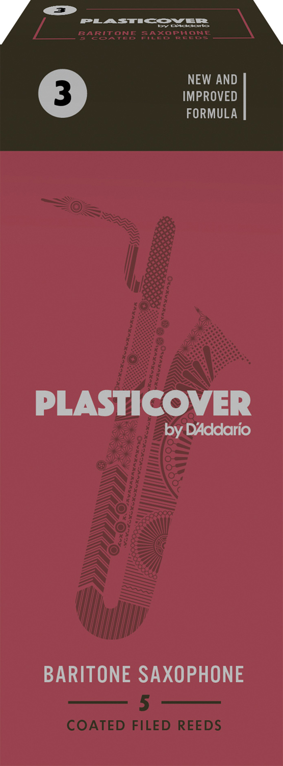 Rico PlastiCOVER Baretonesaxofon 5-Pack. Tjocklek 3