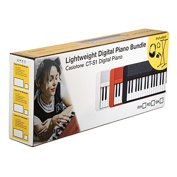 Casio Bundle CT-S1BK Digital Piano