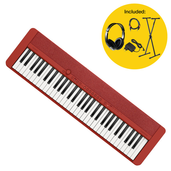 Casio Bundle CT-S1RD Digital Piano - 2